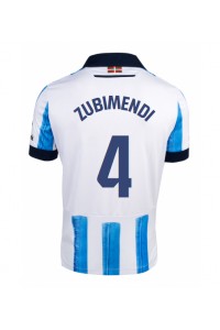 Real Sociedad Martin Zubimendi #4 Jalkapallovaatteet Kotipaita 2023-24 Lyhythihainen